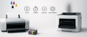 Diferencia entre impresora de tinta y toner